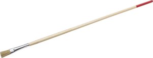 Кисть плоская тонкая STAYER ″UNIVERSAL-STANDARD″светлая натуральная щетина, деревянная ручка,6 x 8мм