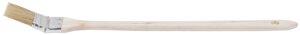 Кисть радиаторная, натуральная светлая щетина, деревянная ручка 1,5"38 мм)
