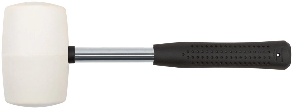 Киянка резиновая белая, металлическая ручка 65 мм ( 680 гр ) от компании ТД МЕЛОЧевка (товары для дома от метизов до картриджей) - фото 1