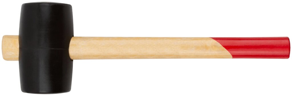 Киянка резиновая, деревянная ручка 50 мм ( 300 гр ) от компании ТД МЕЛОЧевка (товары для дома от метизов до картриджей) - фото 1
