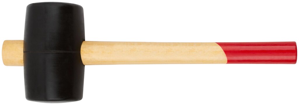 Киянка резиновая, деревянная ручка 55 мм ( 400 гр ) от компании ТД МЕЛОЧевка (товары для дома от метизов до картриджей) - фото 1