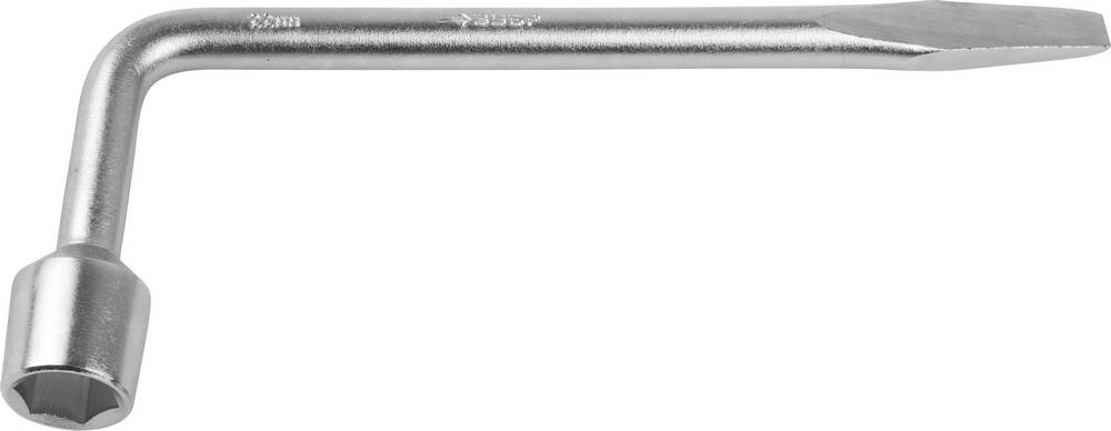 Ключ баллонный ЗУБР ″Мастер″ L-образный, с монтажной лопаткой, 22мм от компании ТД МЕЛОЧевка (товары для дома от метизов до картриджей) - фото 1