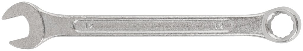 Ключ комбинированный "Хард", хромированное покрытие 12 мм от компании ТД МЕЛОЧевка (товары для дома от метизов до картриджей) - фото 1