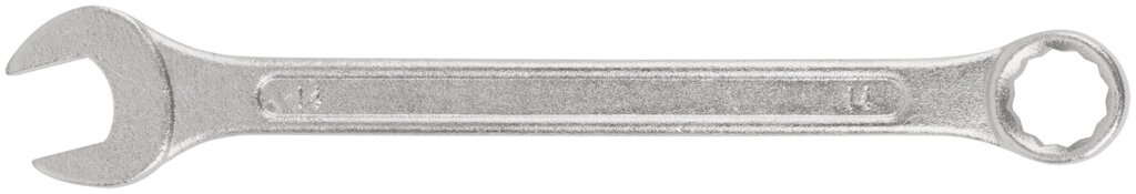 Ключ комбинированный "Хард", хромированное покрытие 14 мм от компании ТД МЕЛОЧевка (товары для дома от метизов до картриджей) - фото 1