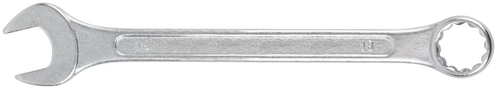 Ключ комбинированный "Хард", хромированное покрытие 18 мм от компании ТД МЕЛОЧевка (товары для дома от метизов до картриджей) - фото 1