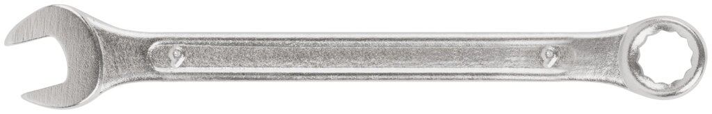 Ключ комбинированный "Хард", хромированное покрытие  9 мм от компании ТД МЕЛОЧевка (товары для дома от метизов до картриджей) - фото 1