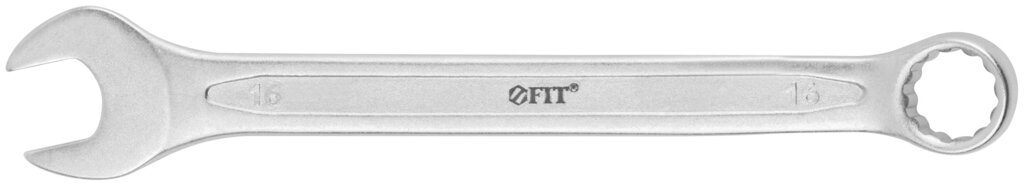 Ключ комбинированный усиленный "Гранд", CrV, холодный штамп 16 мм от компании ТД МЕЛОЧевка (товары для дома от метизов до картриджей) - фото 1