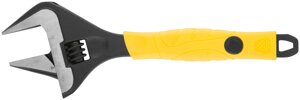 Ключ разводной "Эталон", CrV, узкие губки, шкала, экстра увелич. захват, прорезин. ручка 200 мм ( 39 мм )