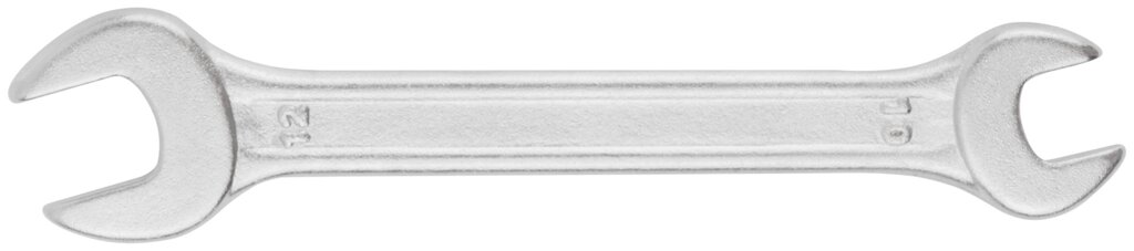 Ключ рожковый "Хард", хромированное покрытие 10х12 мм от компании ТД МЕЛОЧевка (товары для дома от метизов до картриджей) - фото 1