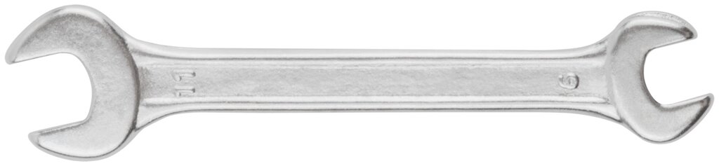 Ключ рожковый "Хард", хромированное покрытие  9х11 мм от компании ТД МЕЛОЧевка (товары для дома от метизов до картриджей) - фото 1