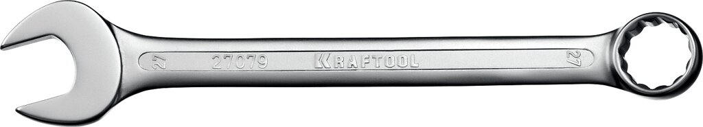 Комбинированный гаечный ключ 27 мм, KRAFTOOL от компании ТД МЕЛОЧевка (товары для дома от метизов до картриджей) - фото 1