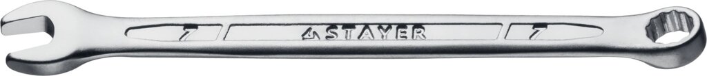 Комбинированный гаечный ключ 7 мм, STAYER HERCULES от компании ТД МЕЛОЧевка (товары для дома от метизов до картриджей) - фото 1