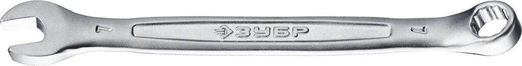 Комбинированный гаечный ключ 7 мм, ЗУБР от компании ТД МЕЛОЧевка (товары для дома от метизов до картриджей) - фото 1