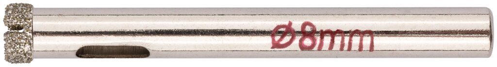 Коронка алмазная кольцевая для керамогранита / мрамора  8 мм от компании ТД МЕЛОЧевка (товары для дома от метизов до картриджей) - фото 1