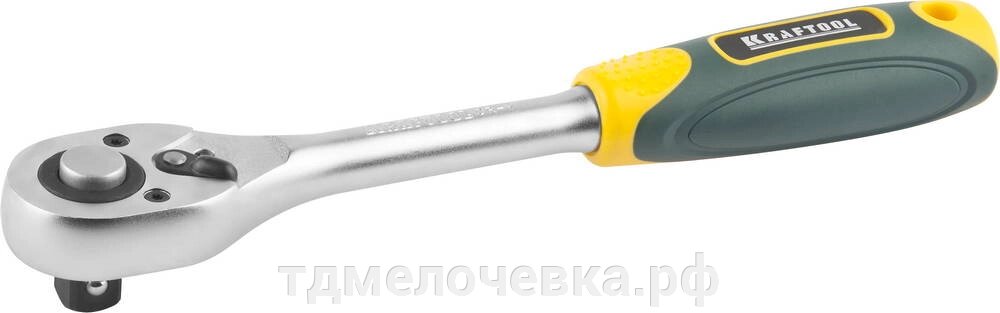 KRAFTOOL 1/2″, 72 зубца, трещотка для торцовых головок (27791-1/2) от компании ТД МЕЛОЧевка (товары для дома от метизов до картриджей) - фото 1