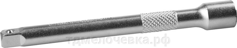 KRAFTOOL 1/4″, 100 мм, прямой удлинитель для торцовых головок (27854-1/4-100) от компании ТД МЕЛОЧевка (товары для дома от метизов до картриджей) - фото 1