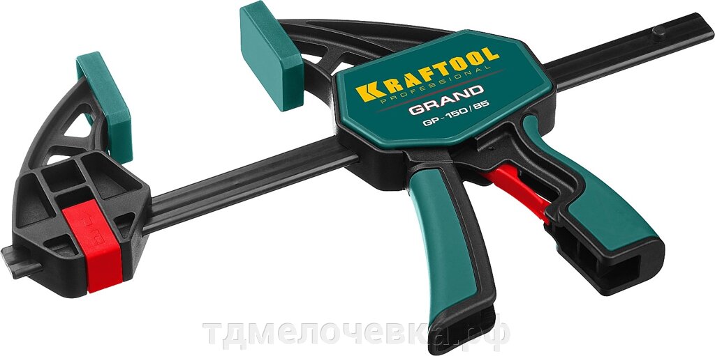 KRAFTOOL 150 х 85 мм, пистолетная струбцина (32226-15) от компании ТД МЕЛОЧевка (товары для дома от метизов до картриджей) - фото 1