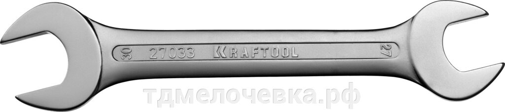 KRAFTOOL 27 х 30 мм, рожковый гаечный ключ (27033-27-30) от компании ТД МЕЛОЧевка (товары для дома от метизов до картриджей) - фото 1