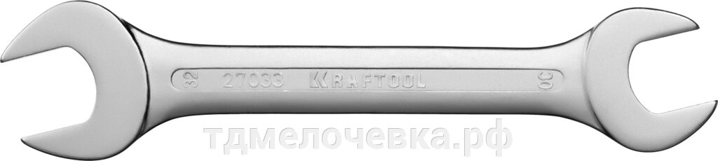 KRAFTOOL 30 х 32 мм, рожковый гаечный ключ (27033-30-32) от компании ТД МЕЛОЧевка (товары для дома от метизов до картриджей) - фото 1