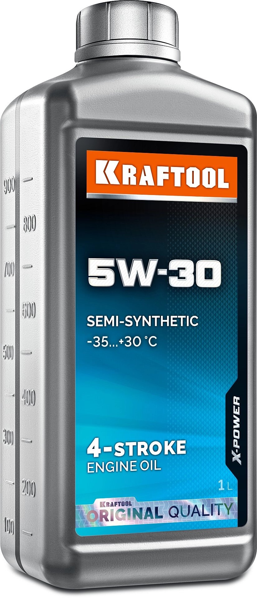 KRAFTOOL 5W-30, 1 л, зимнее полусинтетическое масло для 4-тактных двигателей (41511-1) от компании ТД МЕЛОЧевка (товары для дома от метизов до картриджей) - фото 1