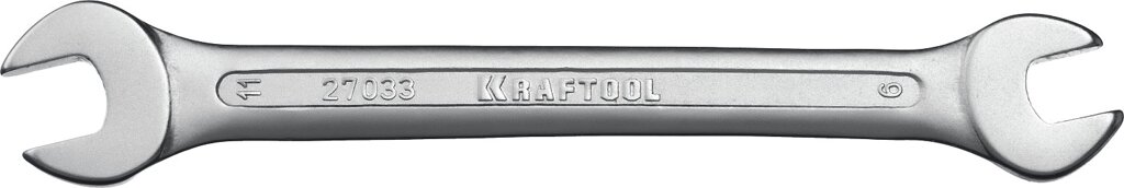 KRAFTOOL 9 х 11 мм, рожковый гаечный ключ (27033-09-11) от компании ТД МЕЛОЧевка (товары для дома от метизов до картриджей) - фото 1