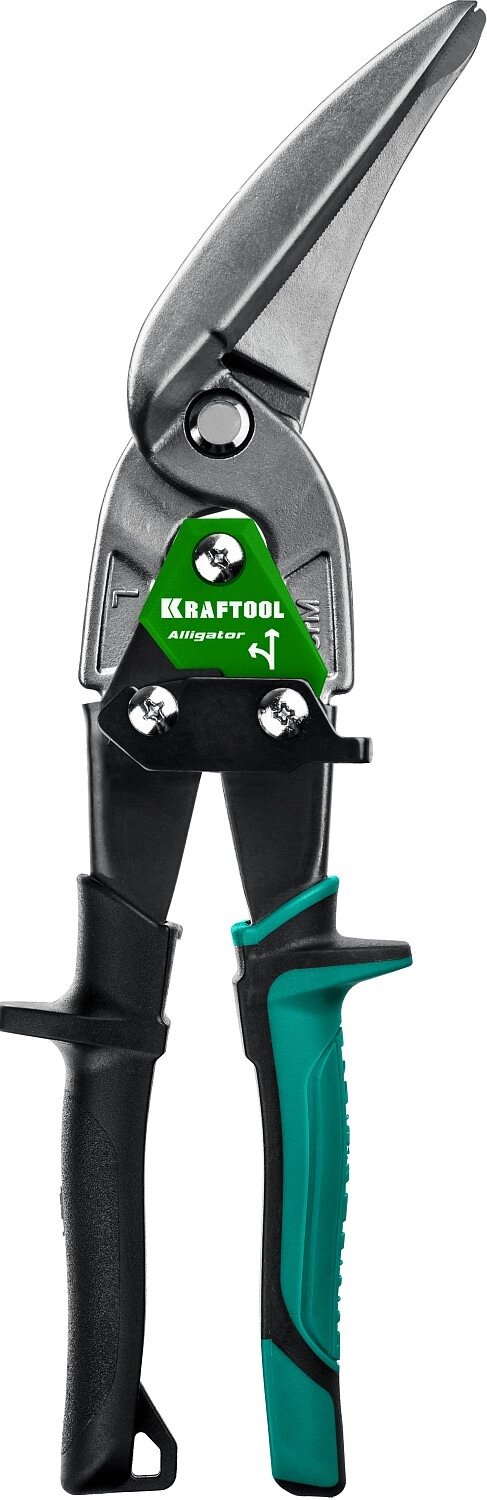 KRAFTOOL Alligator, 280 мм, левые усиленные ножницы по металлу с выносом (2328-LL) от компании ТД МЕЛОЧевка (товары для дома от метизов до картриджей) - фото 1