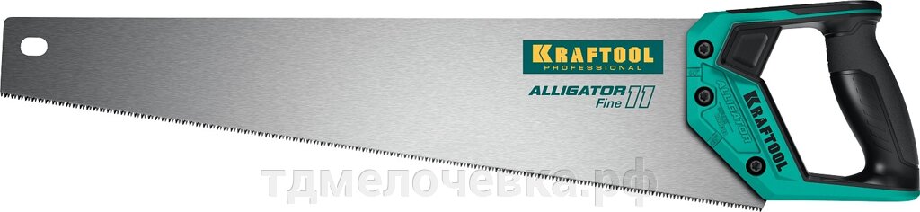 KRAFTOOL Alligator Fine 11, 550 мм, ножовка для точного реза (15203-55) от компании ТД МЕЛОЧевка (товары для дома от метизов до картриджей) - фото 1