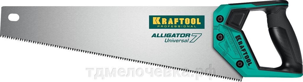 KRAFTOOL Alligator Universal 7, 400 мм, универсальная ножовка (15004-40) от компании ТД МЕЛОЧевка (товары для дома от метизов до картриджей) - фото 1