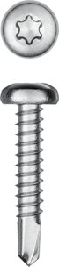 KRAFTOOL DS-P, 25 х 4.8 мм, А2, сверло, полукруглая головка, ТХ25, 300 шт, саморез нержавеющий (300931-48-025)