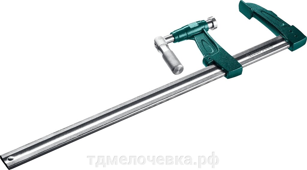 KRAFTOOL E -60/12, 125 х 600 мм, мощная струбцина F (32013-125-600) от компании ТД МЕЛОЧевка (товары для дома от метизов до картриджей) - фото 1