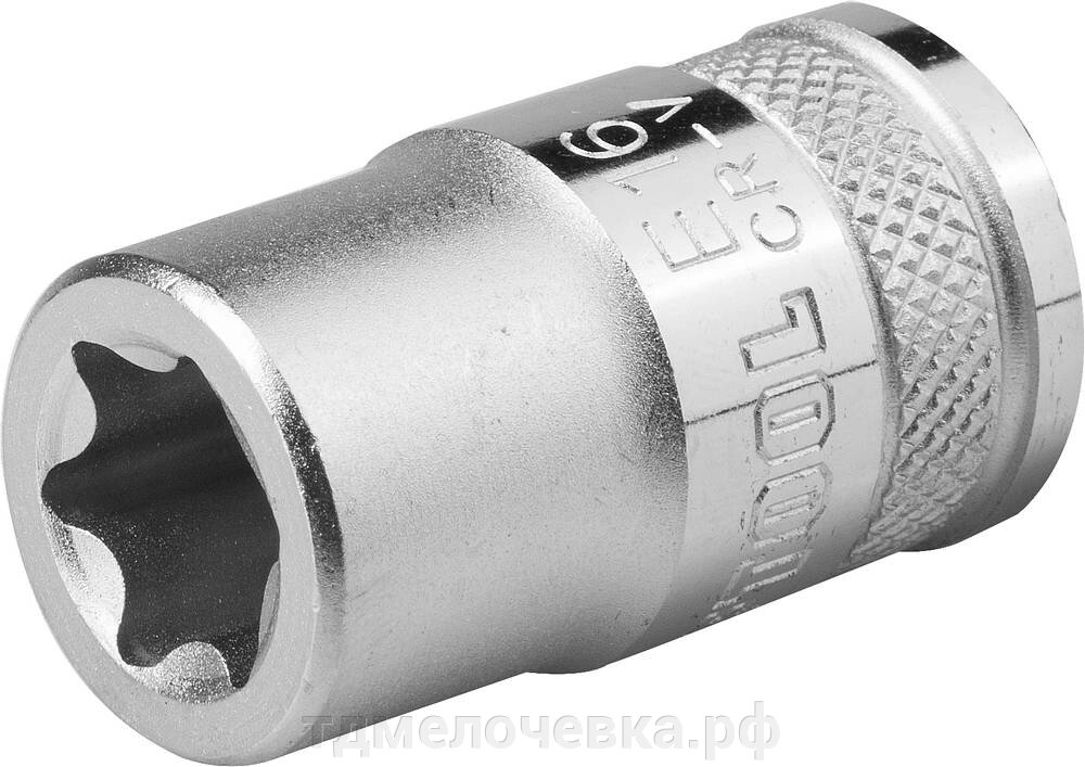 KRAFTOOL E-TORX, 1/2″, E18, торцовая головка (27810-18) от компании ТД МЕЛОЧевка (товары для дома от метизов до картриджей) - фото 1