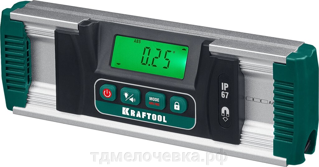 KRAFTOOL EXTREM, 0 - 360°, точность 0.05°, HOLD, IP67, электронный уровень-уклономер (34686) от компании ТД МЕЛОЧевка (товары для дома от метизов до картриджей) - фото 1