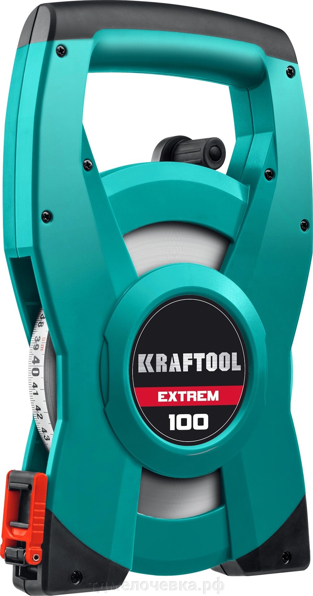 KRAFTOOL EXTREM, 100 м, геодезическая стальная мерная лента от компании ТД МЕЛОЧевка (товары для дома от метизов до картриджей) - фото 1