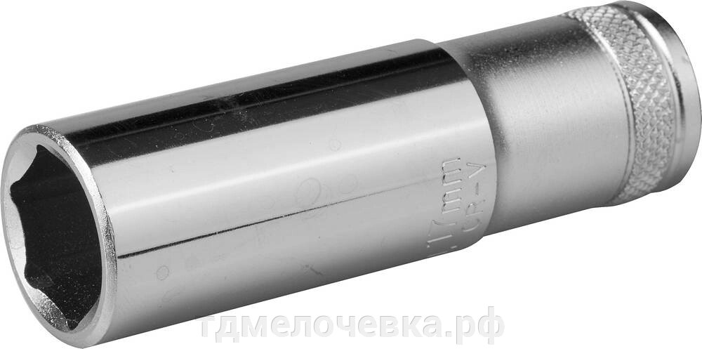 KRAFTOOL FLANK, 1/2″, 17 мм, удлиненная торцовая головка (27807-17) от компании ТД МЕЛОЧевка (товары для дома от метизов до картриджей) - фото 1