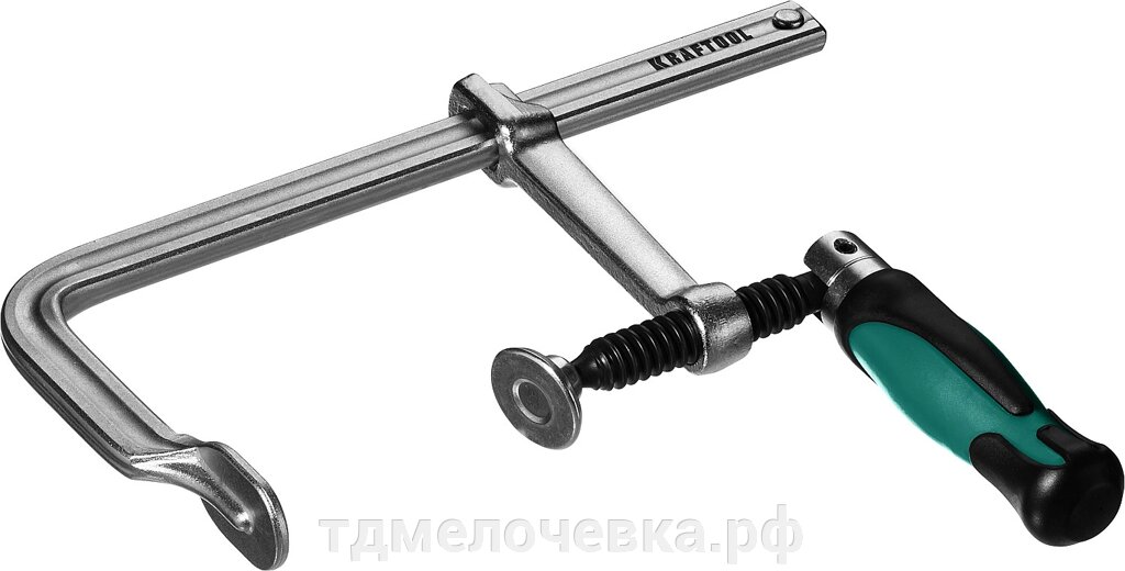 KRAFTOOL Forge FF-200/100, 100 х 200 мм, цельнокованая струбцина F (32014-100-200) от компании ТД МЕЛОЧевка (товары для дома от метизов до картриджей) - фото 1