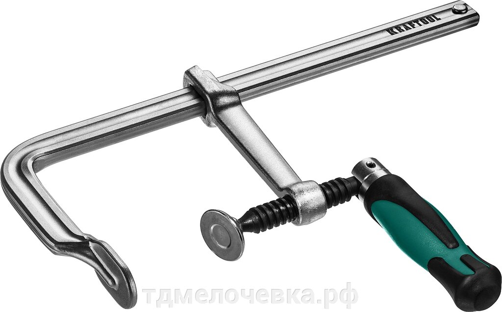 KRAFTOOL Forge FF-300/120, 120 х 300 мм, цельнокованая струбцина F (32014-120-300) от компании ТД МЕЛОЧевка (товары для дома от метизов до картриджей) - фото 1