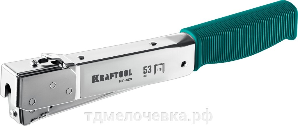 KRAFTOOL HAMMER TACKER, тип 53 (A/10/JT21) 23GA (6 - 10 мм), высокоскоростной стальной скобозабиватель (3153) от компании ТД МЕЛОЧевка (товары для дома от метизов до картриджей) - фото 1