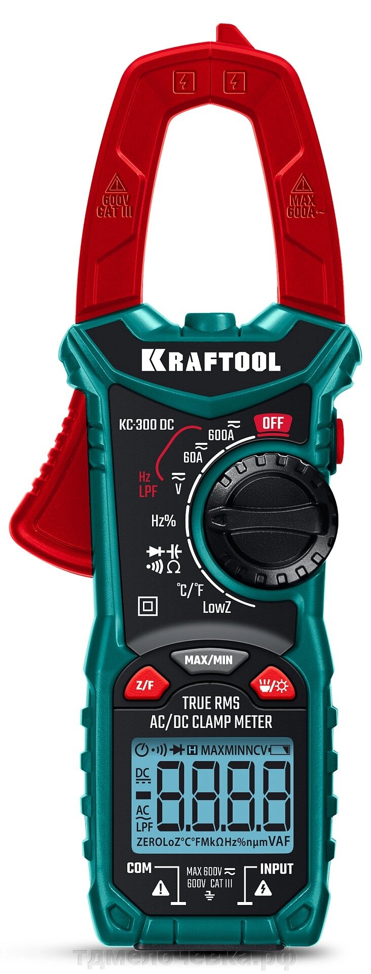 KRAFTOOL KC-300DC Цифровые токовые клещи (59830) от компании ТД МЕЛОЧевка (товары для дома от метизов до картриджей) - фото 1