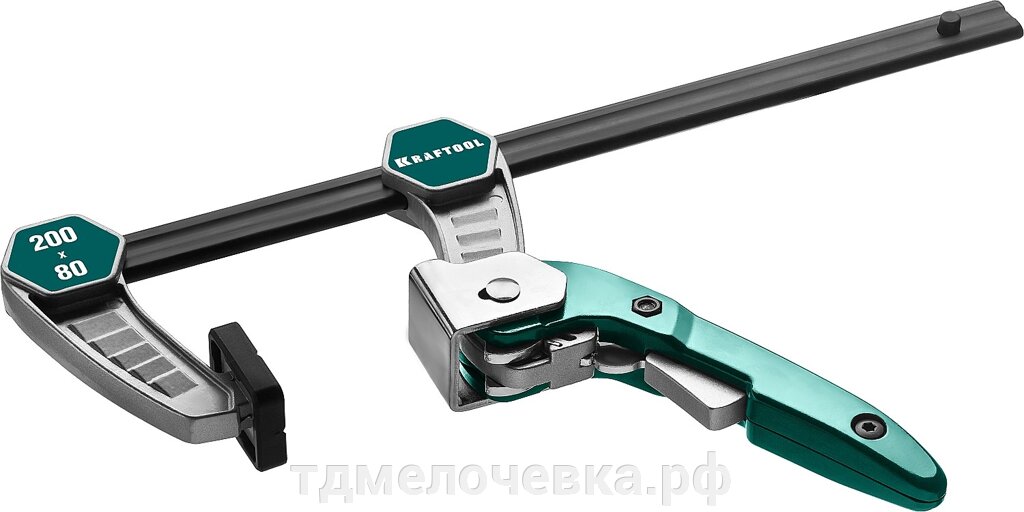 KRAFTOOL KL-200/80, 80 х 200 мм, струбцина F (32019-080-200) от компании ТД МЕЛОЧевка (товары для дома от метизов до картриджей) - фото 1