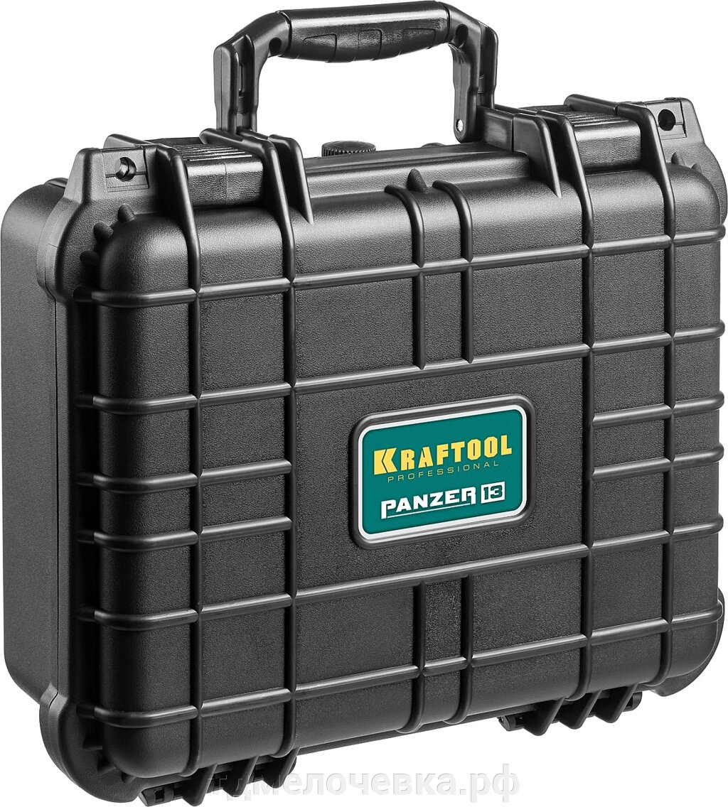 KRAFTOOL PANZER-13, 340 х 290 х 150 мм, (13″), IP55, ударопрочный пластиковый ящик (38251-13) от компании ТД МЕЛОЧевка (товары для дома от метизов до картриджей) - фото 1