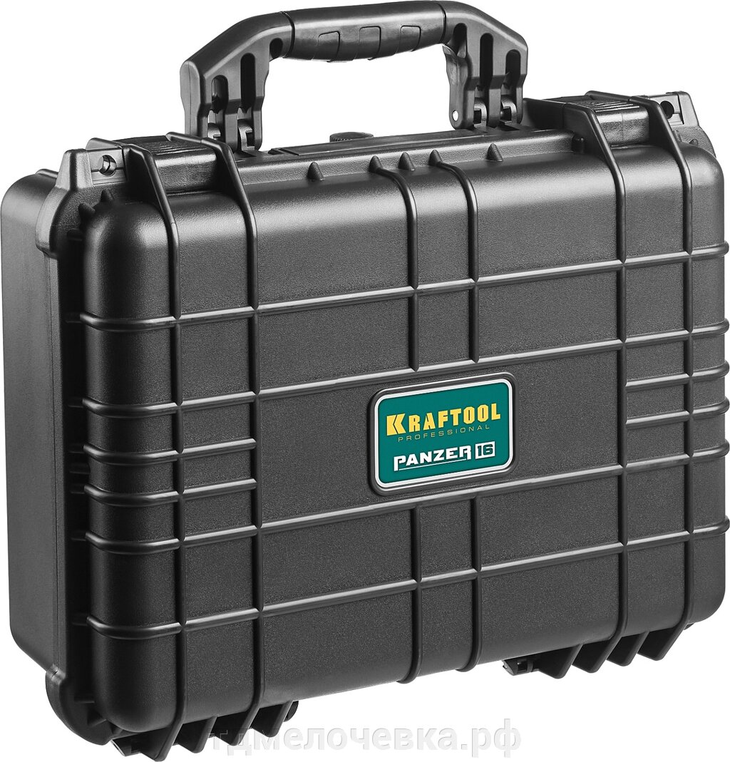 KRAFTOOL PANZER-16, 400 х 330 х 170 мм, (16″), IP55, ударопрочный пластиковый ящик (38251-16) от компании ТД МЕЛОЧевка (товары для дома от метизов до картриджей) - фото 1