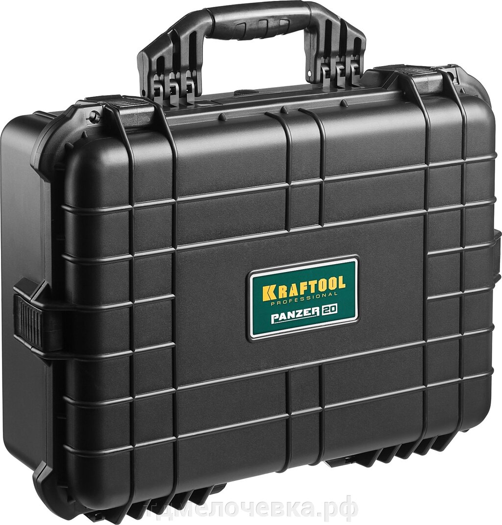 KRAFTOOL PANZER-20, 510 х 400 х 190 мм, (20″), IP55, ударопрочный пластиковый ящик (38251-20) от компании ТД МЕЛОЧевка (товары для дома от метизов до картриджей) - фото 1