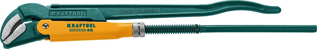 KRAFTOOL PANZER-45, №3, ключ трубный, изогнутые губки от компании ТД МЕЛОЧевка (товары для дома от метизов до картриджей) - фото 1