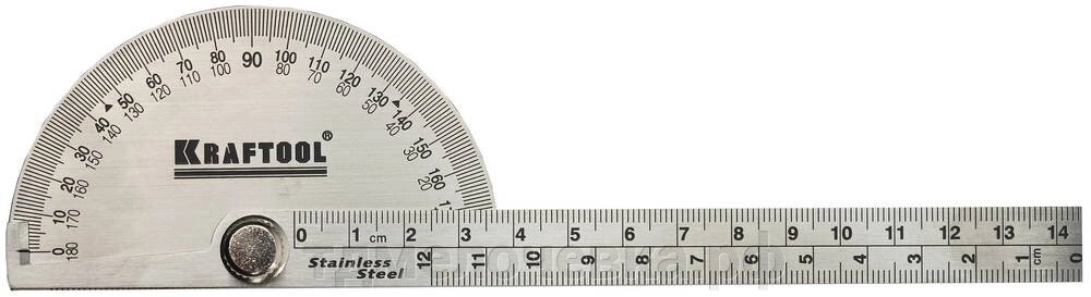 KRAFTOOL Protractor, 145 мм, транспортир (34290) от компании ТД МЕЛОЧевка (товары для дома от метизов до картриджей) - фото 1