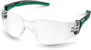 KRAFTOOL PULSAR, открытого типа, прозрачные, увеличенная линза устойчивая к запотеванию, панорамные защитные очки