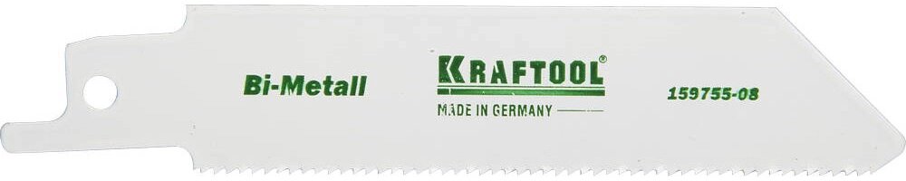 KRAFTOOL S522EF, по металлу, Bi-Met, шаг 1.4 мм, 80 мм, полотно для сабельной пилы (159755-08) от компании ТД МЕЛОЧевка (товары для дома от метизов до картриджей) - фото 1