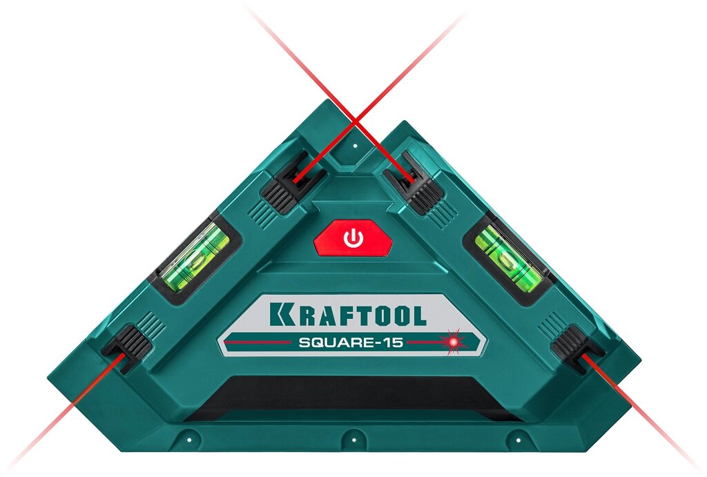 KRAFTOOL SQUARE-15 лазерный угольник для кафеля от компании ТД МЕЛОЧевка (товары для дома от метизов до картриджей) - фото 1