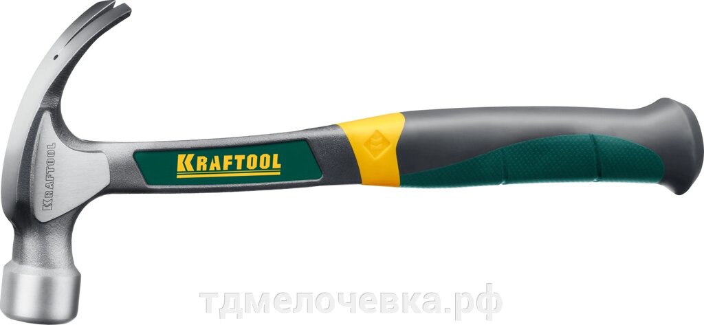 KRAFTOOL Thor, 560 г, цельнокованый столярный молоток-гвоздодёр (20270) от компании ТД МЕЛОЧевка (товары для дома от метизов до картриджей) - фото 1