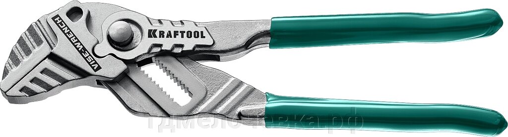 KRAFTOOL Vise-Wrench, 180 мм, клещи переставные-гаечный ключ (22063) от компании ТД МЕЛОЧевка (товары для дома от метизов до картриджей) - фото 1