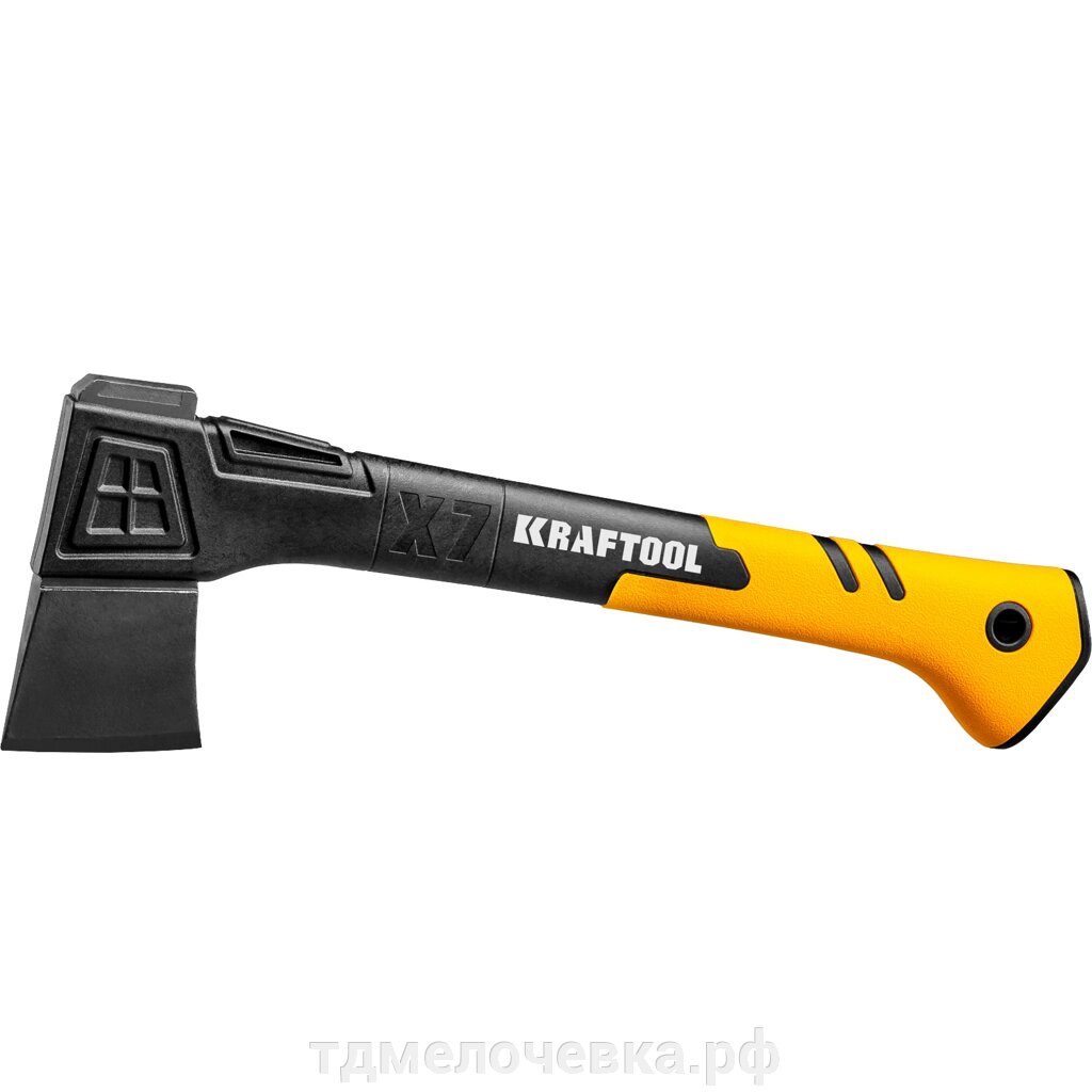 KRAFTOOL X7, 640/715 г, в чехле, 360 мм, универсальный топор (20660-07) от компании ТД МЕЛОЧевка (товары для дома от метизов до картриджей) - фото 1